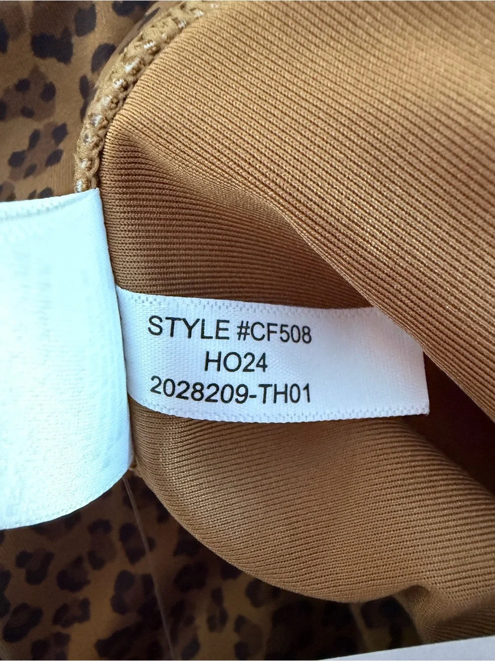 NEW J.Crew Brown Leopard Square Neck One-Piece Swimsuit plus size 24 8641